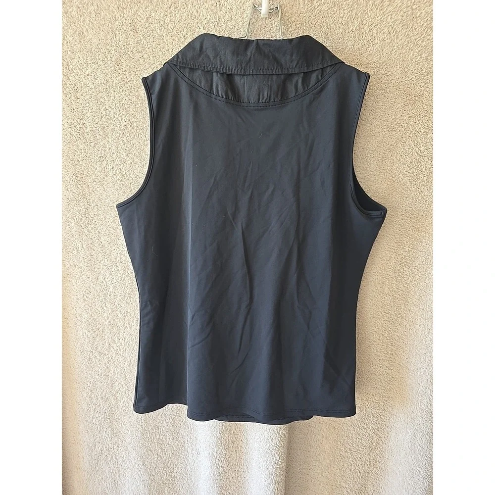 Under‎ Cover Agent By Kathleen Kirkwood Women's Blouse Black Sleeveless Size L